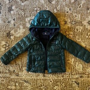 Vineyard Vines Dark Green Puffer Jacket